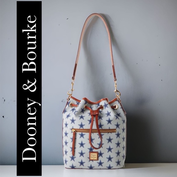 Gym Bags Dallas Cowboys Drawstring Bag Authentic Dooney Bourke NFL